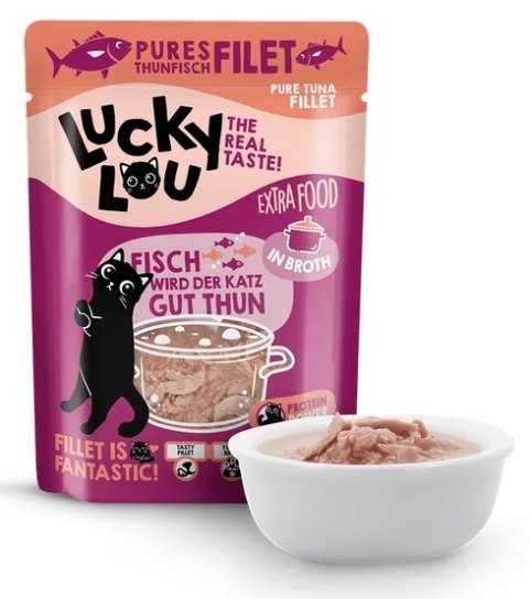 Lucky Lou Extrafood Tuńczyk w bulionie saszetka 70g Lucky Lou Extrafood Tuńczyk w bulionie saszetka 70g