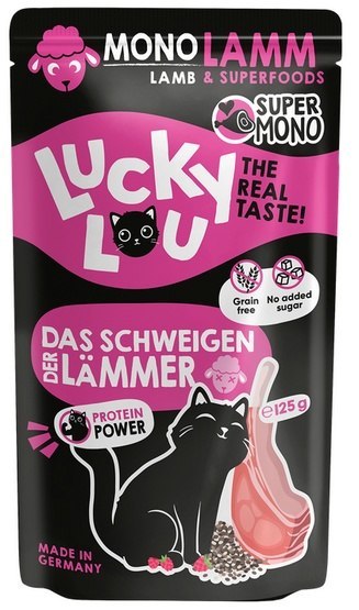 Lucky Lou SuperMono Jagnięcina saszetka 125g Lucky Lou SuperMono Jagnięcina saszetka 125g