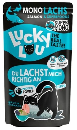 Lucky Lou SuperMono Łosoś saszetka 120g