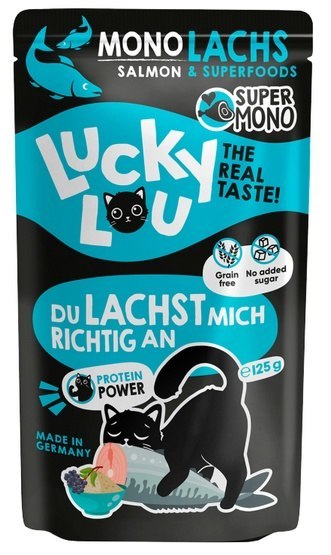 Lucky Lou SuperMono Łosoś saszetka 120g Lucky Lou SuperMono Łosoś saszetka 120g
