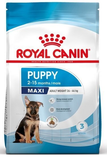 Royal Canin Maxi Puppy karma sucha dla szczeniąt, od 2 do 15 miesiąca życia, ras dużych 3kg
