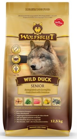 Wolfsblut Dog Wild Duck Senior - kaczka i bataty 12,5kg