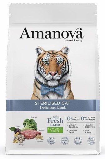 Amanova Cat Sterilised Delicious Lamb - jagnięcina 4kg Amanova Cat Sterilised Delicious Lamb - jagnięcina 4kg