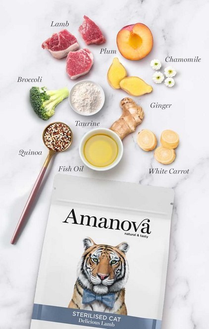 Amanova Cat Sterilised Delicious Lamb - jagnięcina 4kg Amanova Cat Sterilised Delicious Lamb - jagnięcina 4kg
