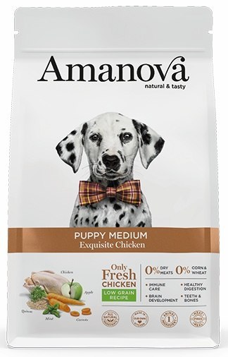 Amanova Dog Puppy Medium Exquisite Chicken - kurczak 12kg Amanova Dog Puppy Medium Exquisite Chicken - kurczak 12kg