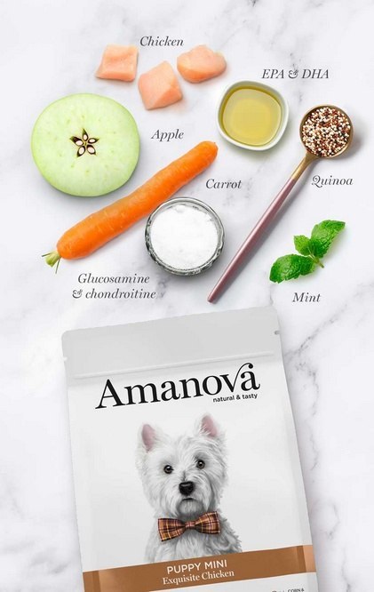Amanova Dog Puppy Mini Exquisite Chicken - kurczak 500g Amanova Dog Puppy Mini Exquisite Chicken - kurczak 500g