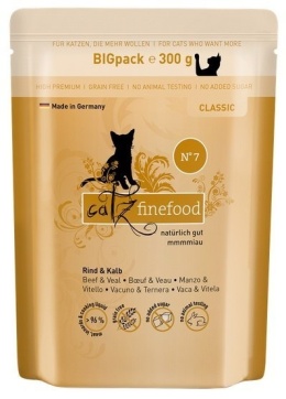 Catz Finefood Classic N.07 Wołowina i cielęcina saszetka 6x300g