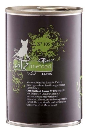 Catz Finefood Purrrr N.105 Łosoś puszka 6x375g Catz Finefood Purrrr N.105 Łosoś puszka 6x375g