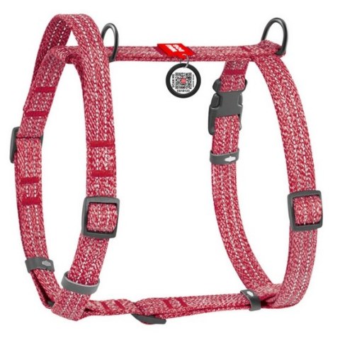 Collar WauDog Re-Cotton Szelki z rączką z regenerowanej bawełny anatomiczne w kształcie litery H, odblaskowe z QR-paszportem, pl Collar WauDog Re-Cotton Szelki z rączką z regenerowanej bawełny anatomiczne w kształcie litery H, odblaskowe z QR-paszportem, pl