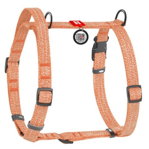 Collar WauDog Re-Cotton Szelki z rączką z regenerowanej bawełny anatomiczne w kształcie litery H, odblaskowe z QR-paszportem, pl Collar WauDog Re-Cotton Szelki z rączką z regenerowanej bawełny anatomiczne w kształcie litery H, odblaskowe z QR-paszportem, pl