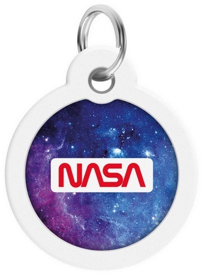 Collar WauDog Smart ID Zawieszka z QR-paszportem okrągła 3cm NASA21 Collar WauDog Smart ID Zawieszka z QR-paszportem okrągła 3cm NASA21