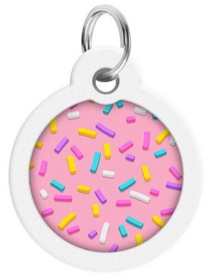 Collar WauDog Smart ID Zawieszka z QR-paszportem okrągła 3cm marshmellow Collar WauDog Smart ID Zawieszka z QR-paszportem okrągła 3cm marshmellow
