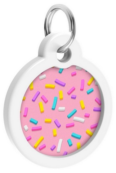 Collar WauDog Smart ID Zawieszka z QR-paszportem okrągła 3cm marshmellow Collar WauDog Smart ID Zawieszka z QR-paszportem okrągła 3cm marshmellow