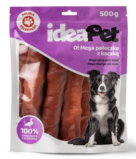 IdeaPet Mega pałeczka z kaczką 500g IdeaPet Mega pałeczka z kaczką 500g