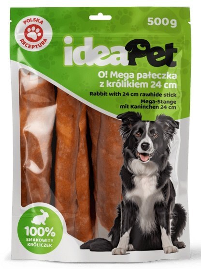 IdeaPet Mega pałeczka z królikiem 500g IdeaPet Mega pałeczka z królikiem 500g