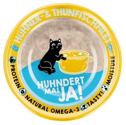 Lucky Lou Extrafood Kurczak i tuńczyk w bulionie puszka 12x70g Lucky Lou Extrafood Kurczak i tuńczyk w bulionie puszka 12x70g