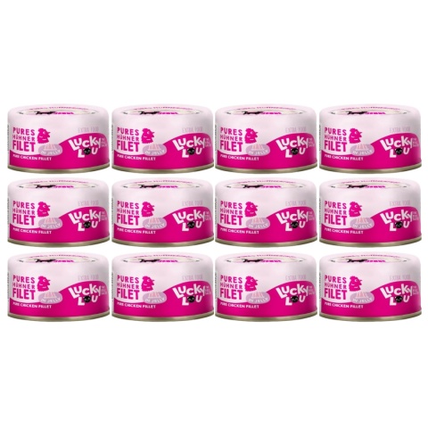 Lucky Lou Extrafood Kurczak w galaretce puszka 12x70g