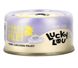 Lucky Lou Extrafood Kurczak w bulionie puszka 12x70g