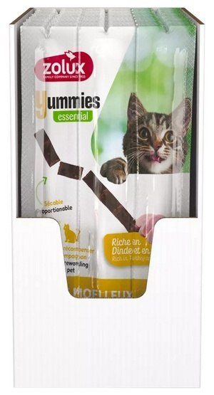Zolux Yummies Miękki przysmak dla kota - Pałeczki Indyk & Wątróbka 3x5g Zolux Yummies Miękki przysmak dla kota - Pałeczki Indyk & Wątróbka 3x5g