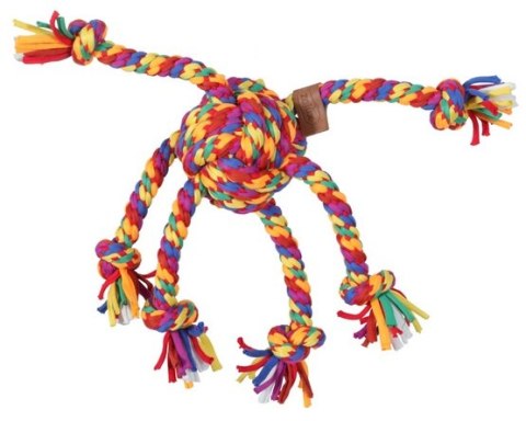 Zolux Zabawka dla psa szarpak ośmiornica sznur Rainbow 38cm Zolux Zabawka dla psa szarpak ośmiornica sznur Rainbow 38cm