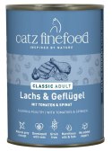 Catz Finefood Classic Łosoś i drób (N.05) puszka 400g