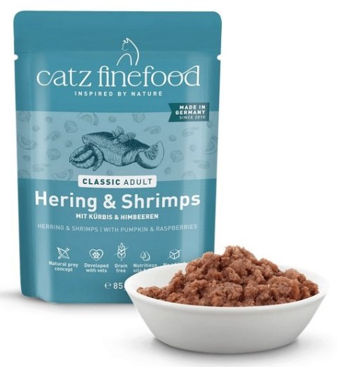 Catz Finefood Classic N.13 Śledź i Krewetki saszetka 85g