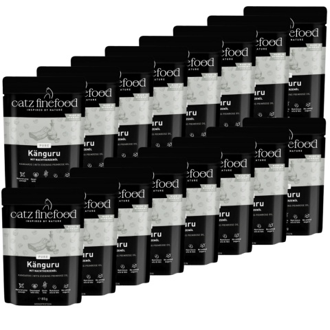Catz Finefood Purrrr N.107 Kangur saszetka 16x85g