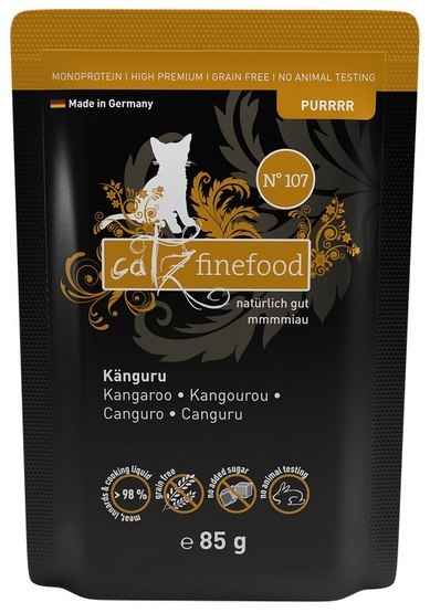Catz Finefood Pure (Purrrr N.107) Kangur saszetka 85g Catz Finefood Pure (Purrrr N.107) Kangur saszetka 85g