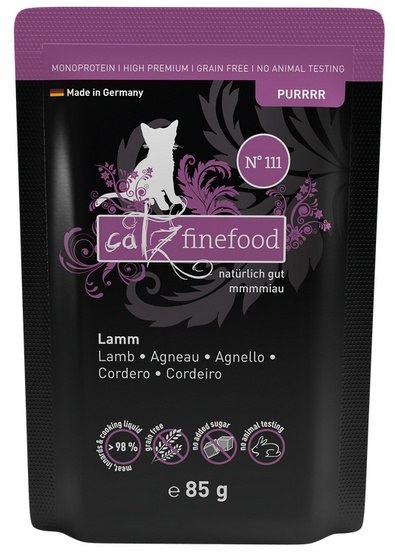 Catz Finefood Pure (Purrrr N.111) Jagnięcina saszetka 85g Catz Finefood Pure (Purrrr N.111) Jagnięcina saszetka 85g