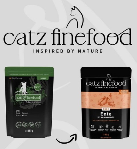 Catz Finefood Pure (Purrrr N.115) Kaczka saszetka 85g Catz Finefood Pure (Purrrr N.115) Kaczka saszetka 85g