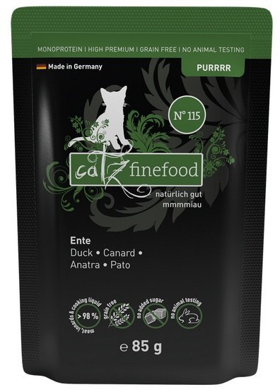 Catz Finefood Pure (Purrrr N.115) Kaczka saszetka 85g Catz Finefood Pure (Purrrr N.115) Kaczka saszetka 85g