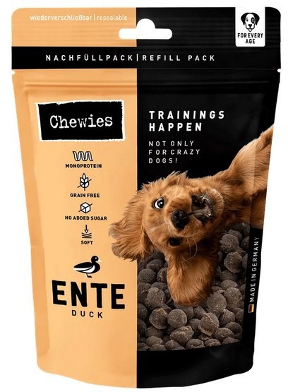 Chewies Trainings-Happen Kaczka monobiałkowe, bezzbożowe 175g