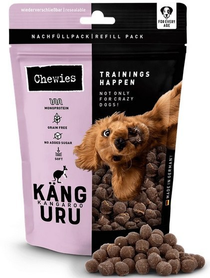 Chewies Trainings-Happen Kangur monobiałkowe, bezzbożowe 175g