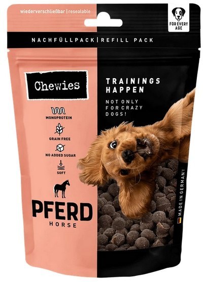 Chewies Trainings-Happen Konina monobiałkowe, bezzbożowe 175g