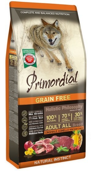 Primordial Dog Grain Free Adult Wild Boar & Lamb 2kg Primordial Dog Grain Free Adult Wild Boar & Lamb 2kg