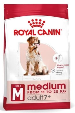 Royal Canin Medium Adult 7+ karma sucha dla psów dorosłych, ras średnich 15kg