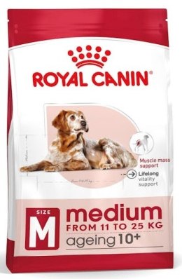 Royal Canin Medium Ageing 10+ karma sucha dla psów starszych, ras średnich 15kg