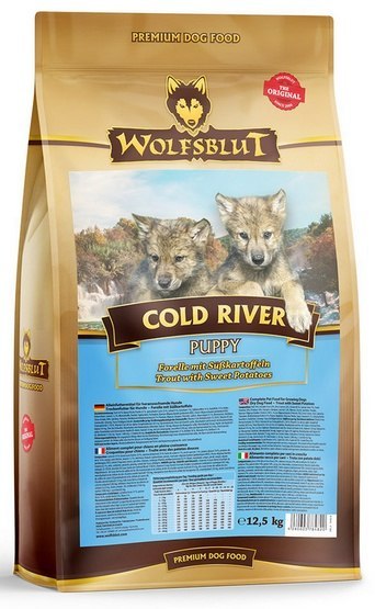 Wolfsblut Dog Cold River Puppy - pstrąg i bataty 12,5kg