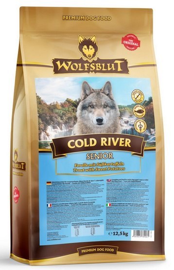Wolfsblut Dog Cold River Senior - pstrąg i bataty 12,5kg