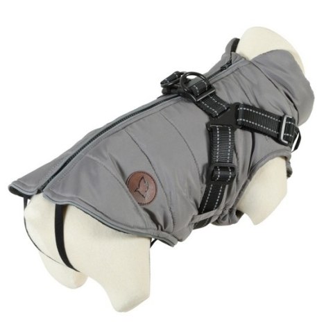 Zolux Kurtka puchowa z szelkami dla psa R.40 szara