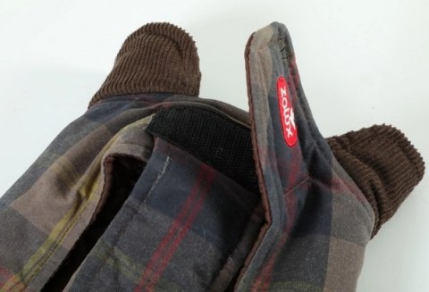 Zolux Kurtka w kratę dla psa Cheverny R.35 brązowa