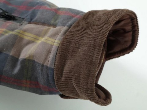 Zolux Kurtka w kratę dla psa Cheverny R.45 brązowa