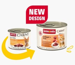 Animonda Carny Kitten Wołowina + Drób puszka 200g