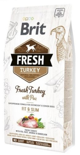 Brit Fresh Dog Adult Light Turkey & Pea 12kg