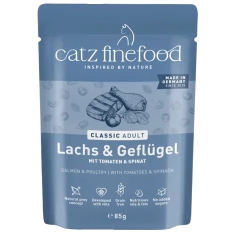 Catz Finefood Classic Łosoś i drób (N.05) saszetka 85g