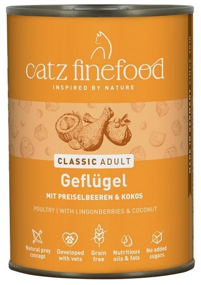 Catz Finefood Classic Drób (N.03) puszka 400g