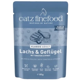 Catz Finefood Classic N.05 Łosoś i drób saszetka 16x85g