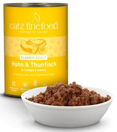Catz Finefood Classic N.25 Kurczak i Tuńczyk puszka 400g