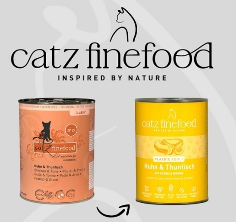 Catz Finefood Classic N.25 Kurczak i Tuńczyk puszka 400g