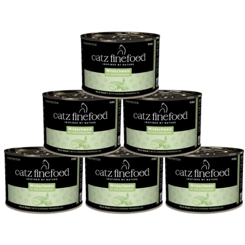 Catz Finefood Purrrr N.109 Dzik puszka 6x200g